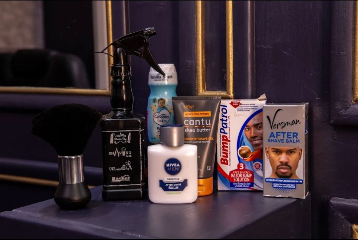 Barber grooming products at Sasyl