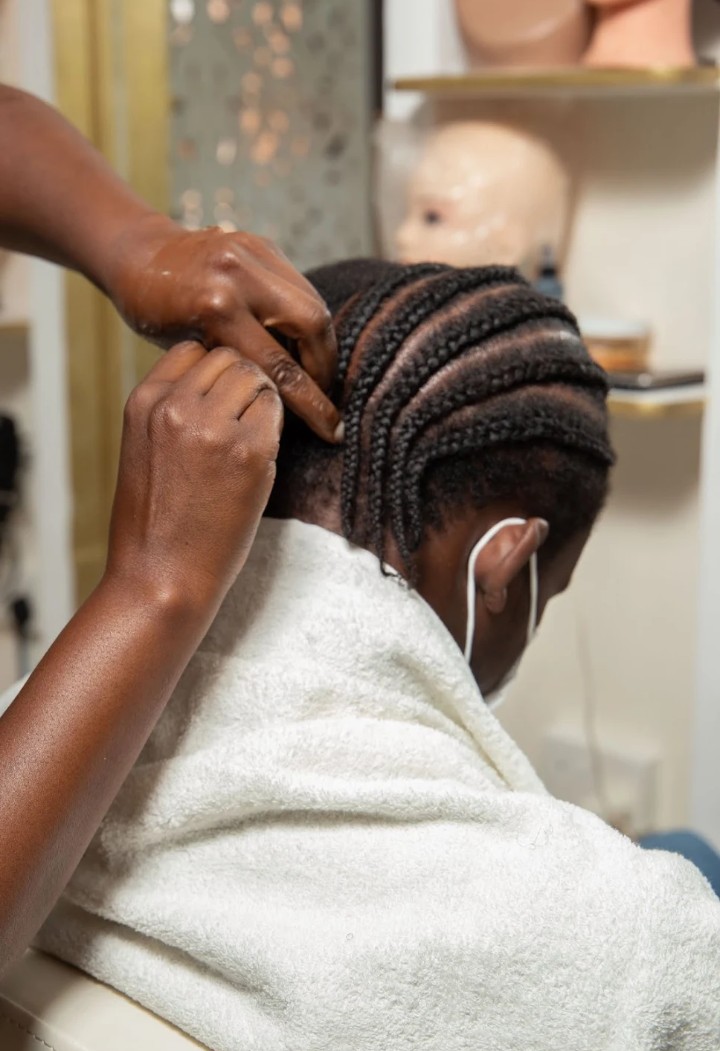 Cornrows service at Sasyl