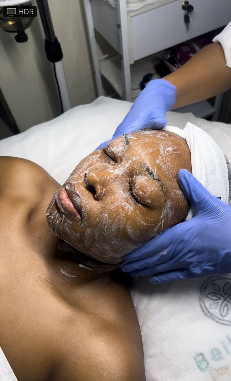 Facial treatment at Sasyl