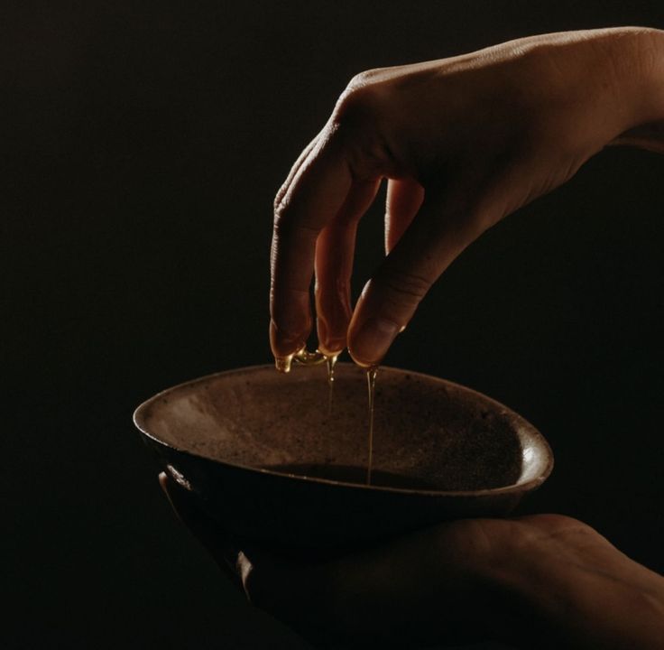 Warm massage oil ritual