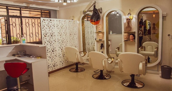 Sasyl salon stations and styling chairs
